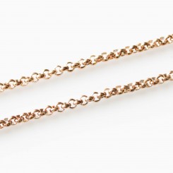 Rolo Necklace - Rose Gold - With Dangle Ring